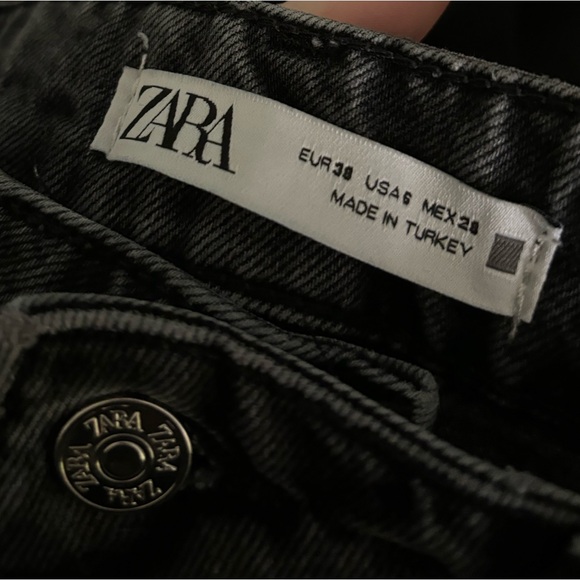 Zara black jeans size 6 - Picture 2 of 3